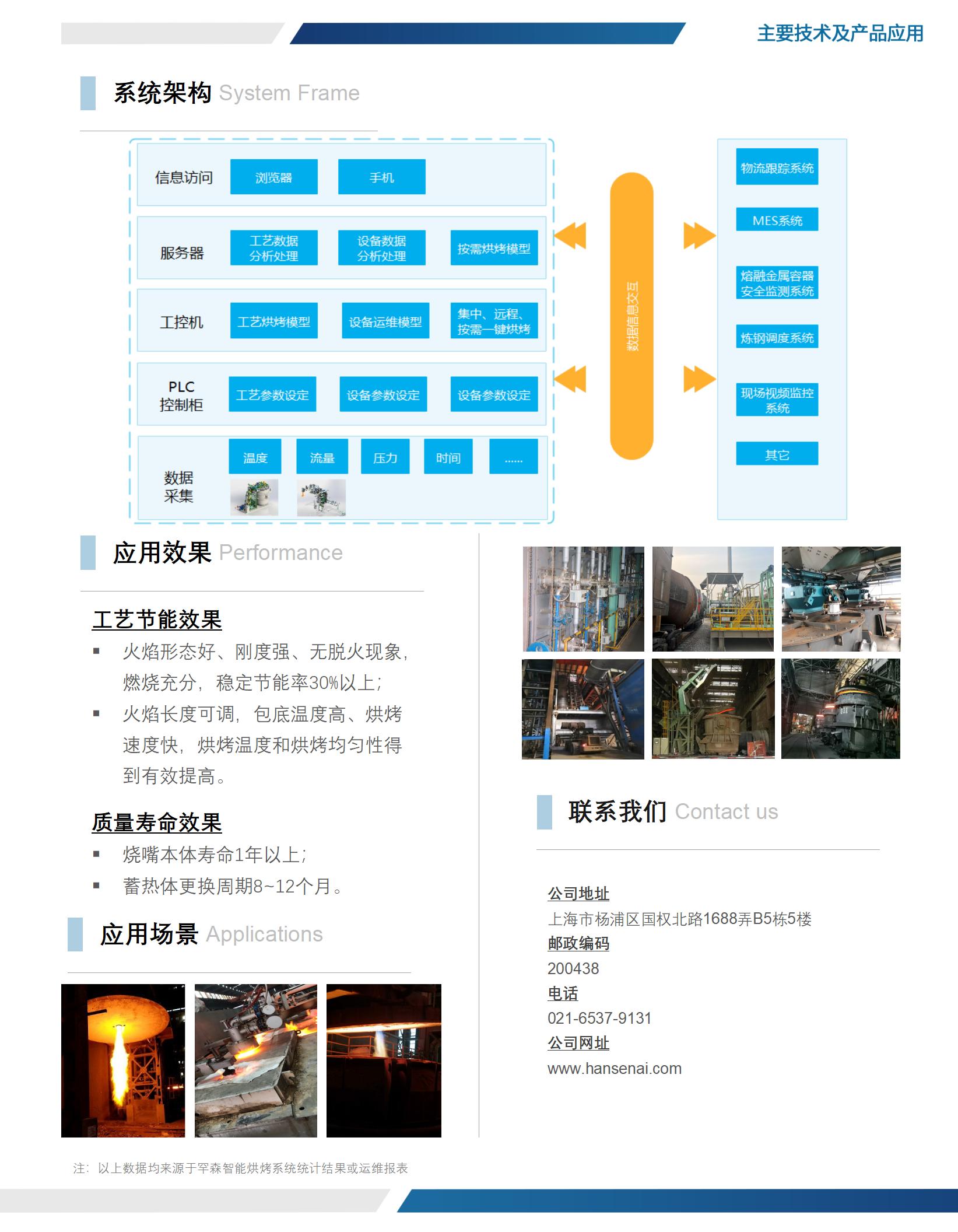 智能蓄热式烘烤系统