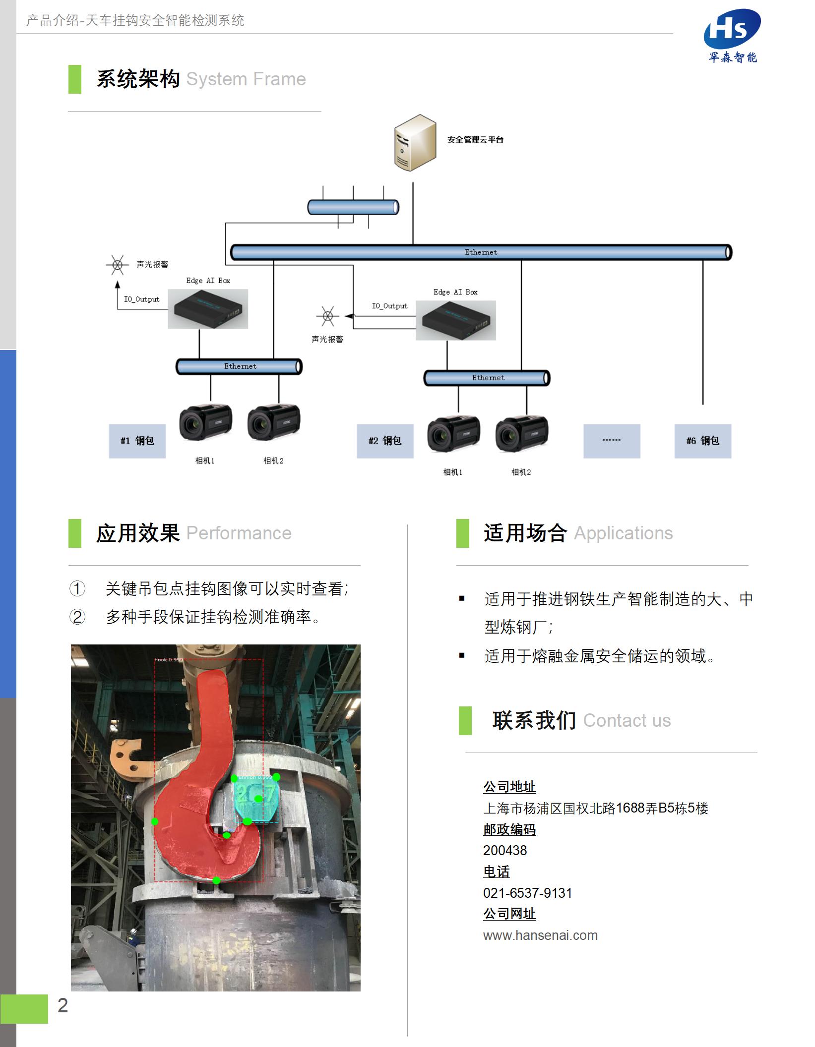 天车挂钩安全智能检测系统